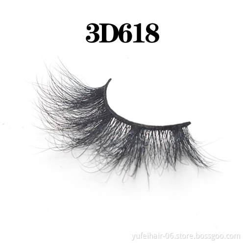 Wholesale 3D 5D 6D Faux Mink False Eyelashes Natural Long Handmade Cruelty-free Lashes